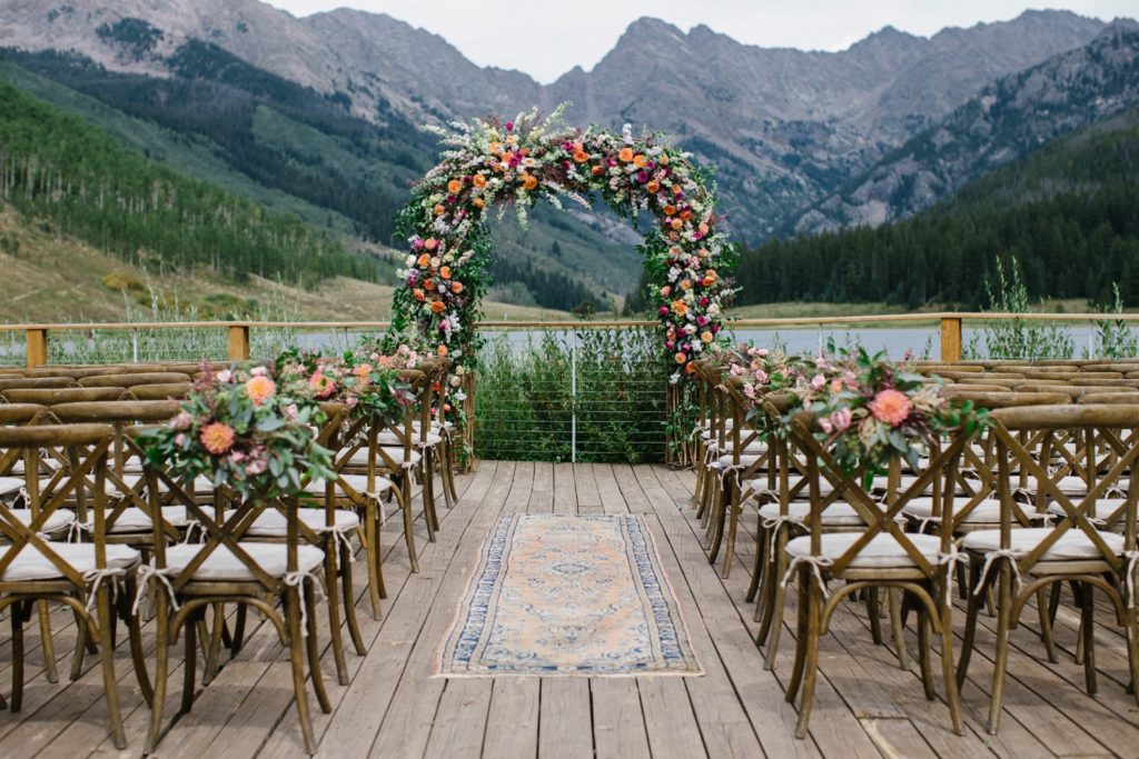 Colorado wedding venue with mountain views